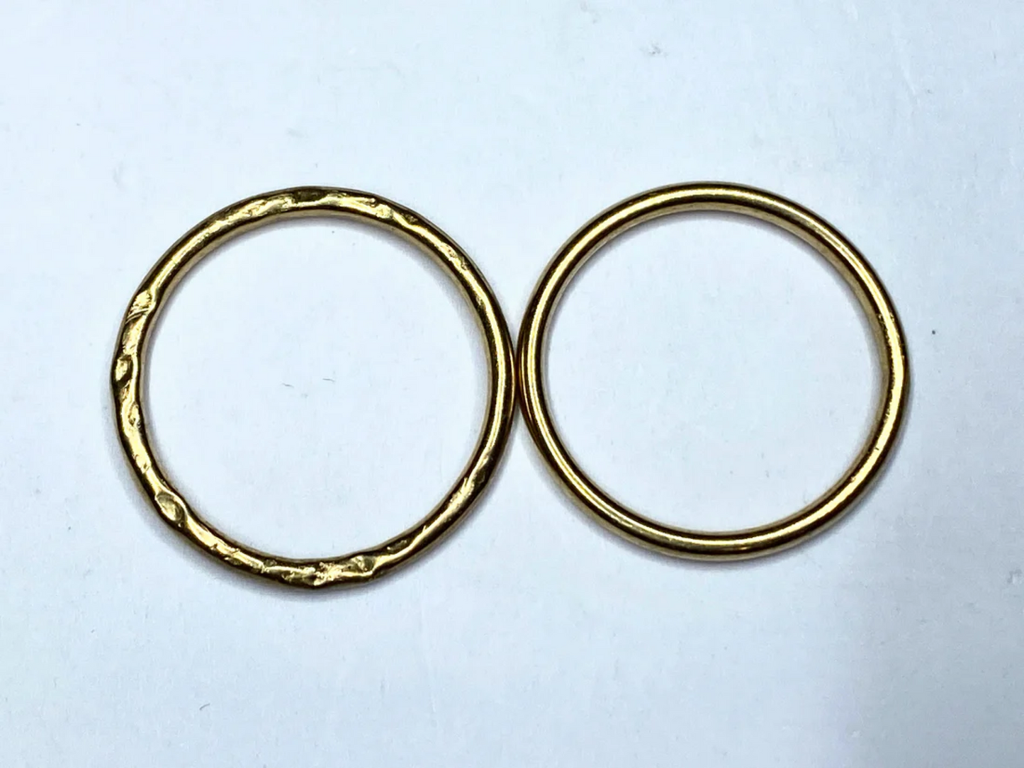 14K gold versatile triple hoops "X" dangle earring JR8996