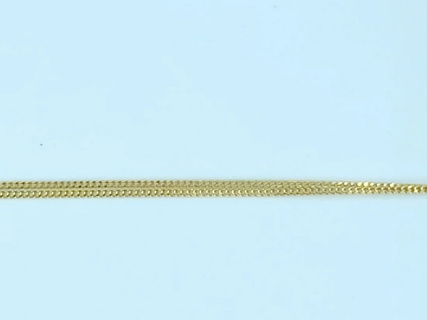 14K yellow gold 0.30ct G/Si1 Round brilliant bar necklace 17"