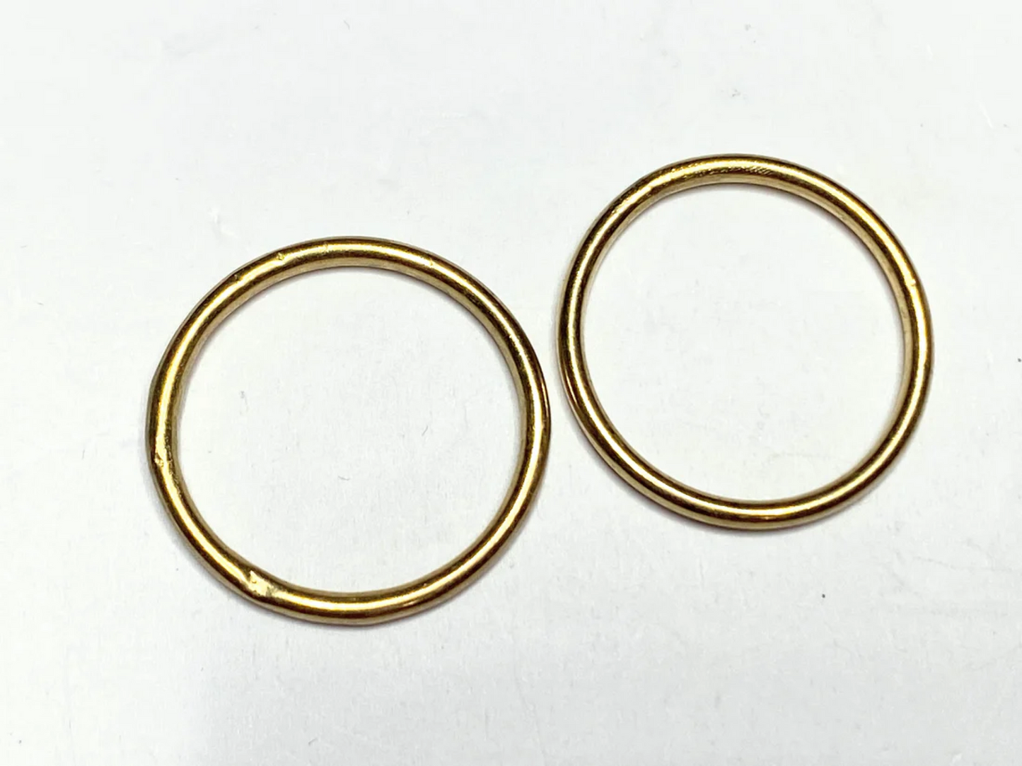 14K gold versatile triple hoops "X" dangle earring JR8996