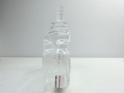 Vintage LALIQUE France Deux Fleurs Frosted Clear Crystal Perfume Bottle A857
