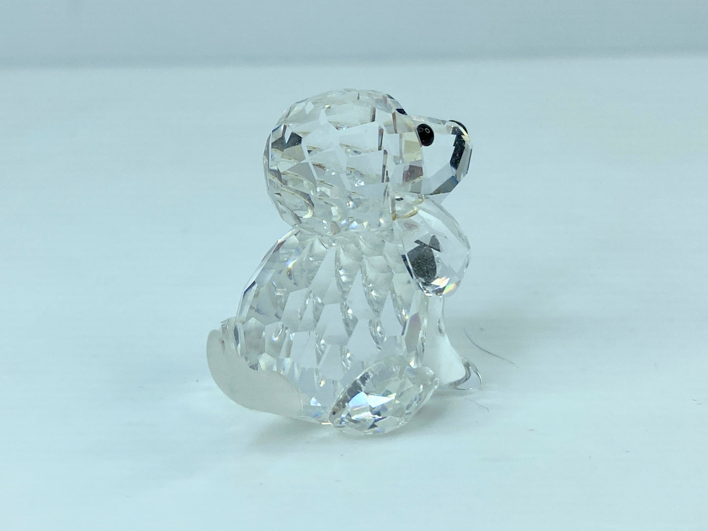 Swarovski Crystal Sitting Beagle black jet eyes 158418 S175