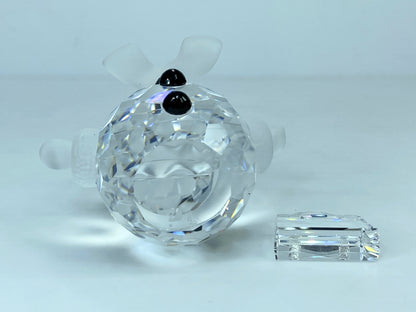 Swarovski Snow woman - Snow lady with purse- Christmas figurine - BOXED S177