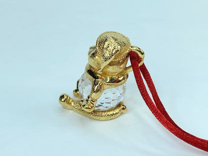 Swarovski Christmas Bear Pendant Chain Limited Edition Savvy in box S163