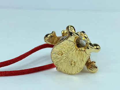 Swarovski Christmas Bear Pendant Chain Limited Edition Savvy in box S163