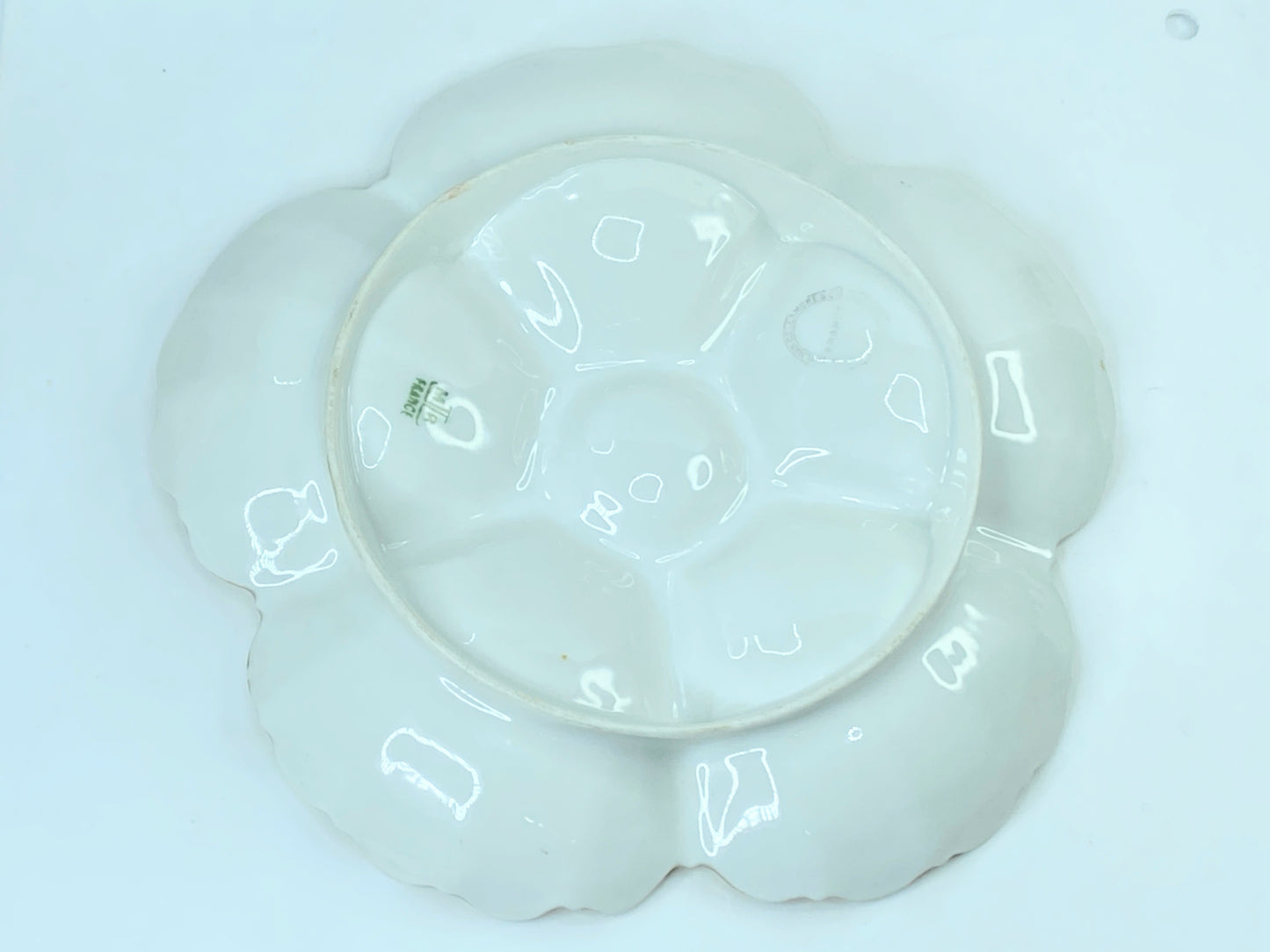 Antique French Limoges Porcelain Oyster Plate by "M. Redon, " circa 1870 A429