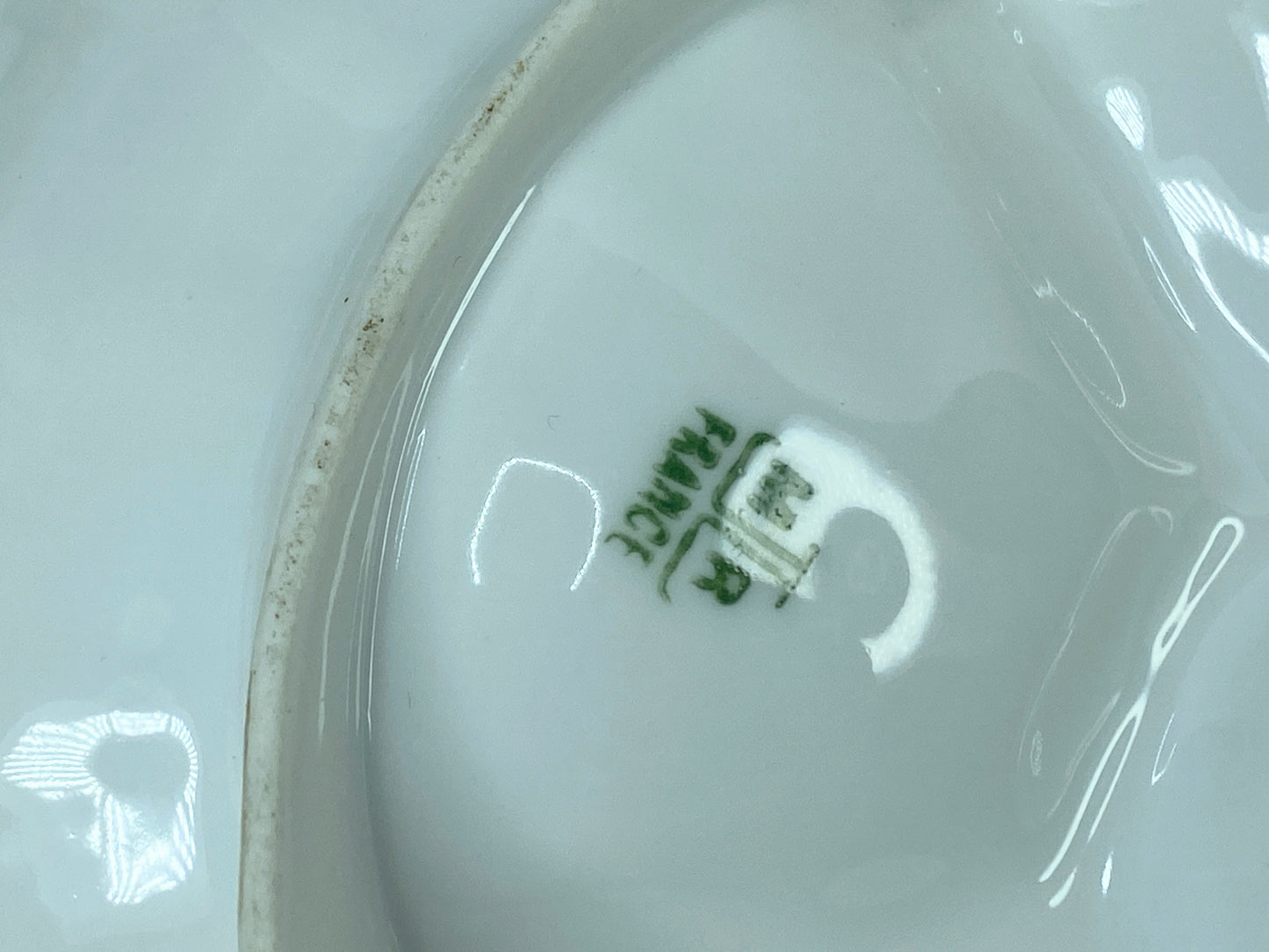 Antique French Limoges Porcelain Oyster Plate by "M. Redon, " circa 1870 A429