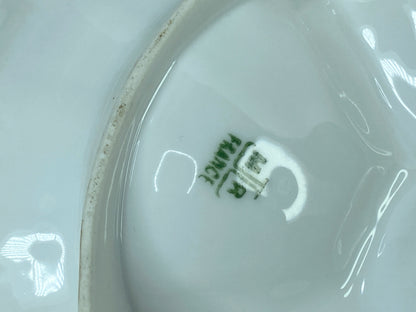 Antique French Limoges Porcelain Oyster Plate by "M. Redon, " circa 1870 A429