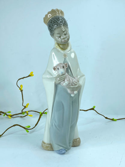 Lladro Figurine 4675 Baltasar Belen King Nativity Figurine Mint condition A216