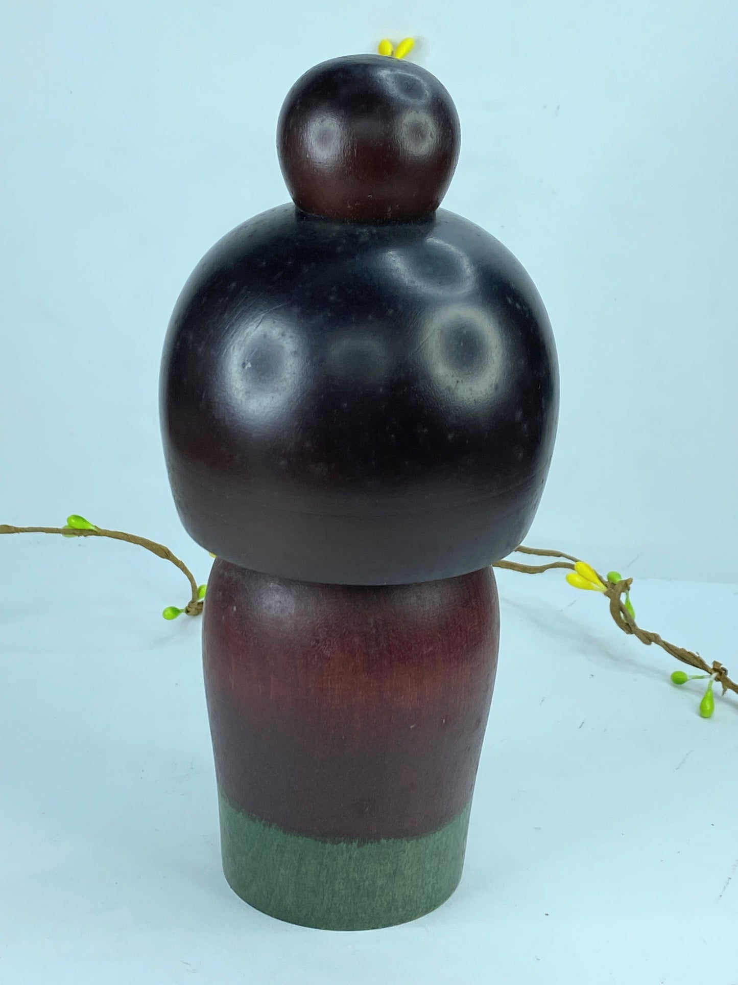 Kokeshi Doll Japanese Doll Wooden Showa Retro Tsuchiyu Onsen region 7" x3" A220