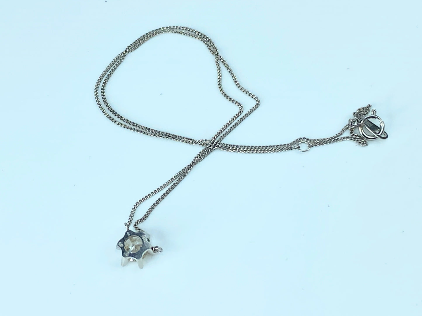 Appraised $3,995 Platinum 0.61ct round brilliant Diamond necklace