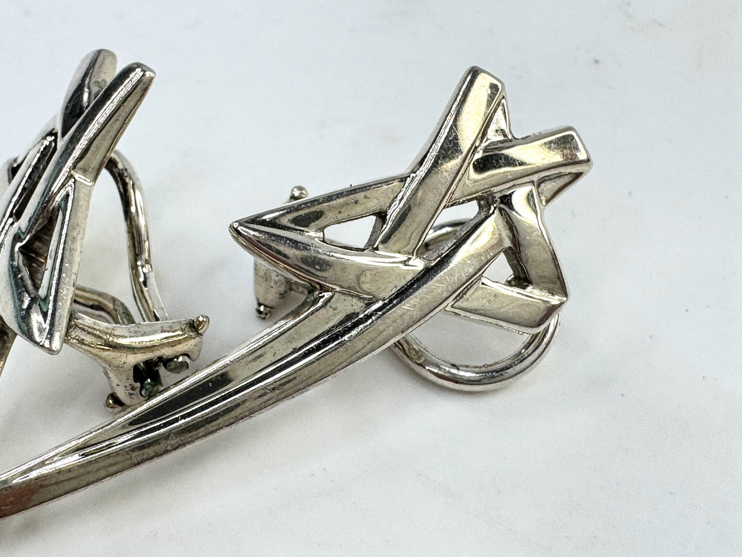 Vintage Tiffany & Co Paloma Picasso Sterling Starfish Clip-On Earrings JR1619