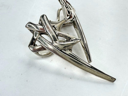 Vintage Tiffany & Co Paloma Picasso Sterling Starfish Clip-On Earrings JR1619