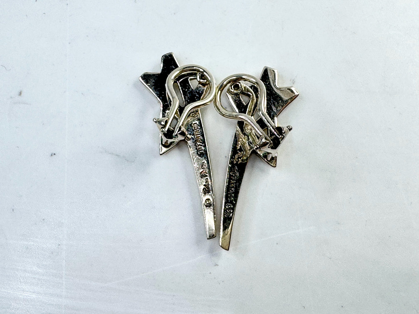 Vintage Tiffany & Co Paloma Picasso Sterling Starfish Clip-On Earrings JR1619