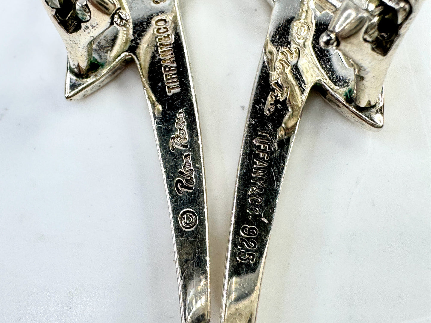 Vintage Tiffany & Co Paloma Picasso Sterling Starfish Clip-On Earrings JR1619