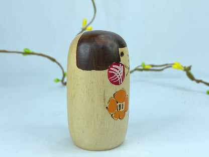 Japanese Creative Kokeshi doll by Isamu Yamakawa "Miniature Sosaku series" A224