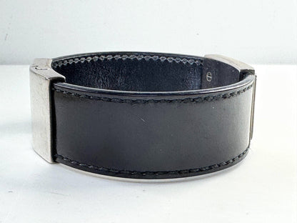 Vintage Gucci Sterling Silver Cuff Bracelet  7 7/8" JR1627