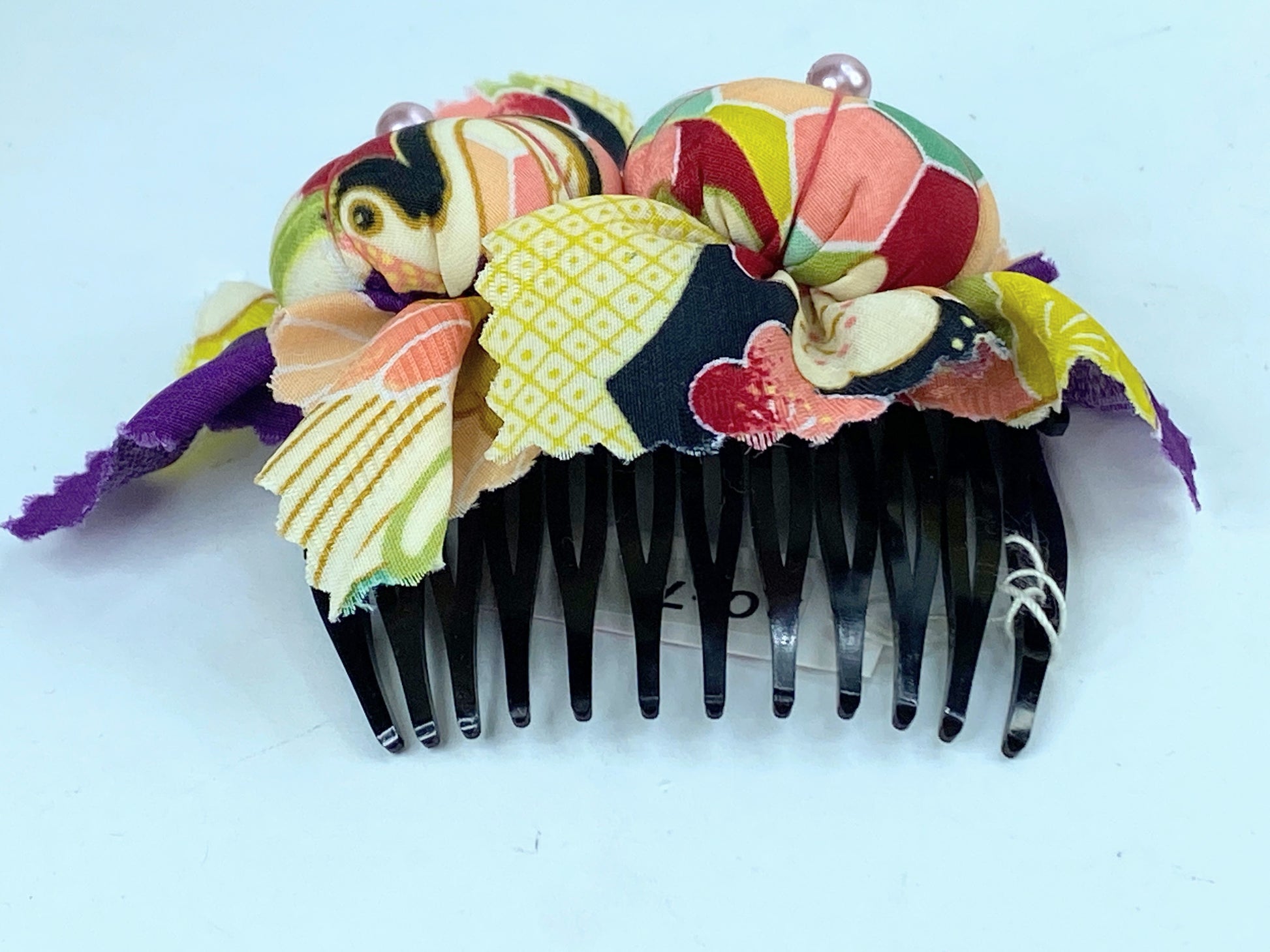 Handmade Japanese Floral Tsumami Hair pin Kimono Hanfu hair accessory GS391