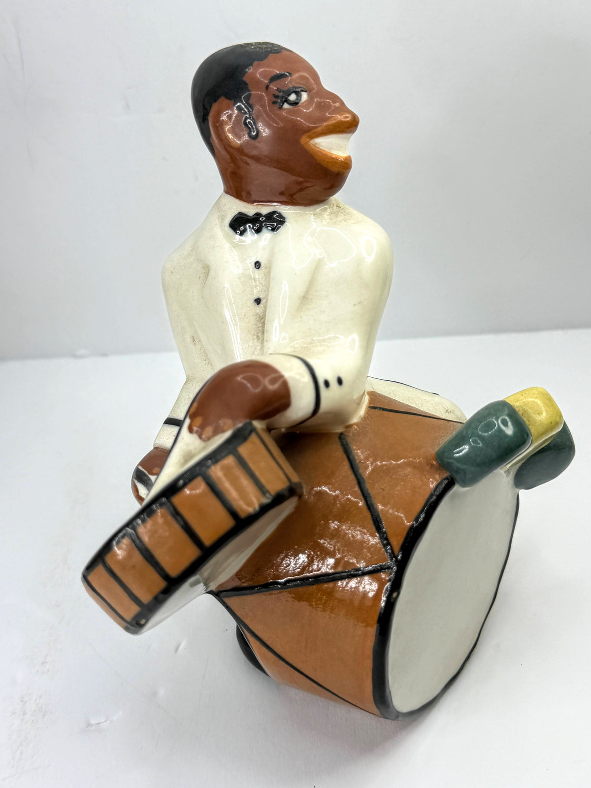 West Coast C1940'S Pottery Jazz Band Figurines Vintage Set of 4 Rare A1077