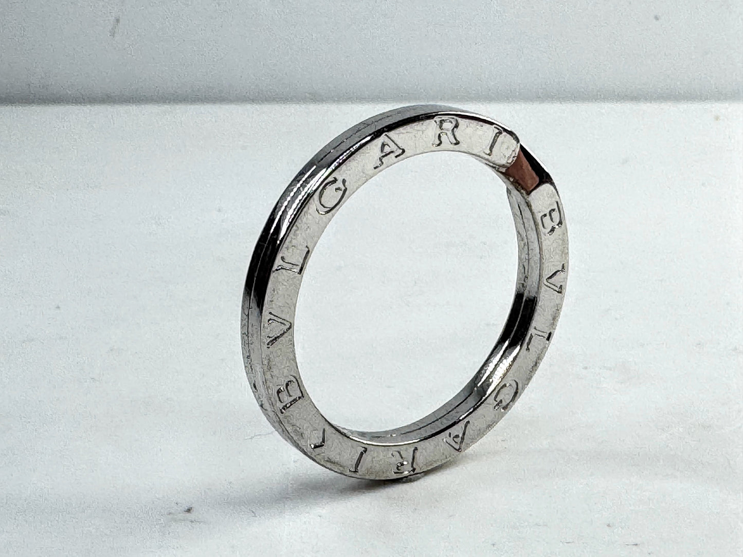 Vintage Bvlgari B.zero1 Sterling Silver Keyring 33.5mm Key Holder SS335