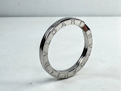 New old stock Bvlgari B.zero1 Sterling Silver Keyring 33.5mm Key Holder SS336