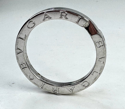 Vintage Bvlgari B.zero1 Sterling Silver Keyring 33.5mm Key Holder SS335