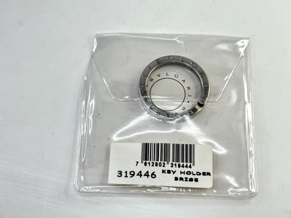 New old stock Bvlgari B.zero1 Sterling Silver Keyring 33.5mm Key Holder SS336