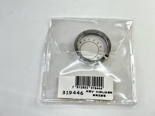 New old stock Bvlgari B.zero1 Sterling Silver Keyring 33.5mm Key Holder SS336