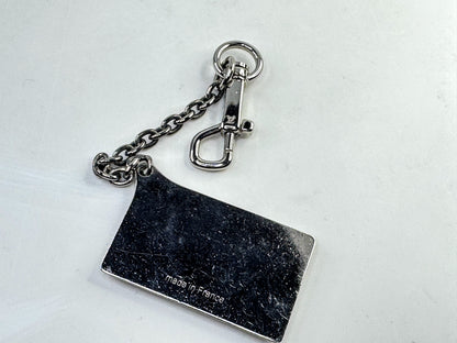 Vintage Louis Vuitton Inventeur Trunk Plaque Bag Charm Keychain SS338