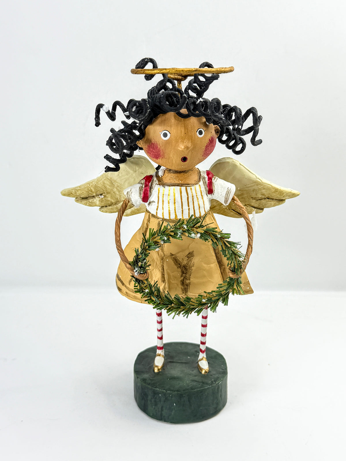 Retired Lori Mitchell Seasons Greetings Angel Sold Out Christmas Figurine A1281