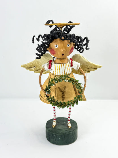Retired Lori Mitchell Seasons Greetings Angel Sold Out Christmas Figurine A1281