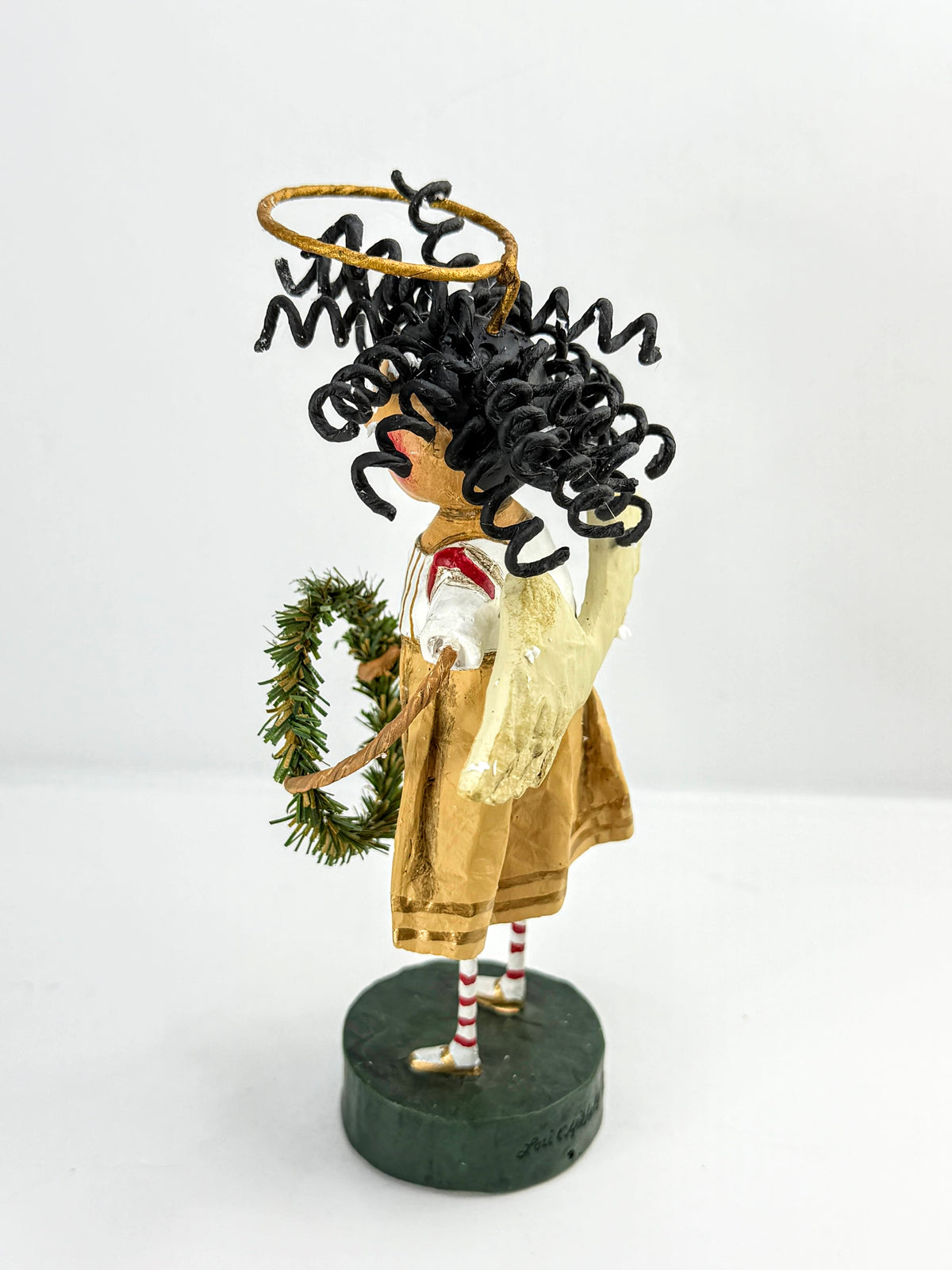 Retired Lori Mitchell Seasons Greetings Angel Sold Out Christmas Figurine A1281