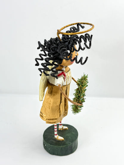 Retired Lori Mitchell Seasons Greetings Angel Sold Out Christmas Figurine A1281