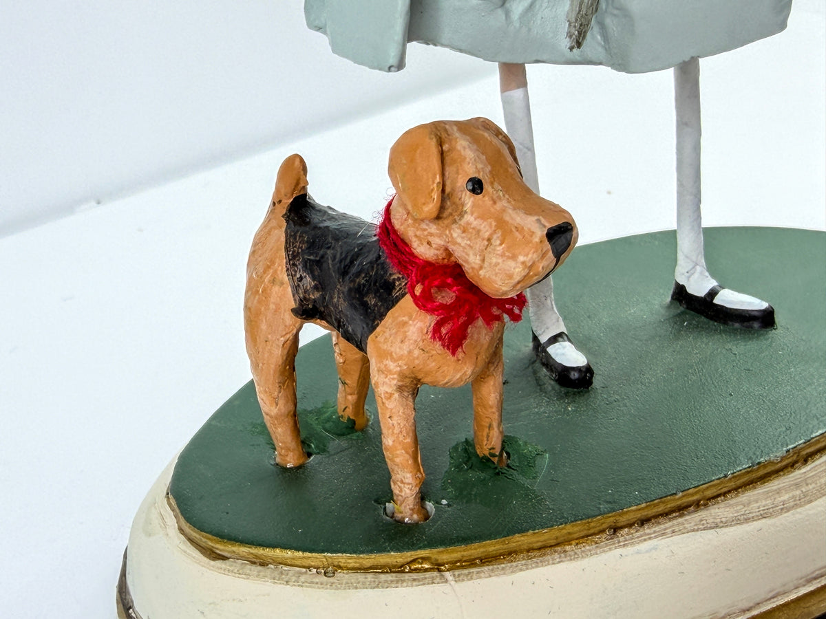 Lori Mitchell Animal Keeper Angel Cat Dog Figurine New in Box old stock A1282