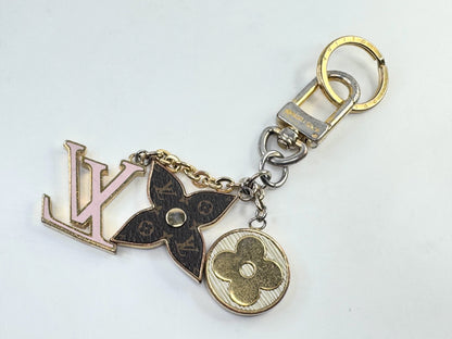 Vintage Louis Vuitton Fleur De Monogram Bag Charm Key Chain SS341