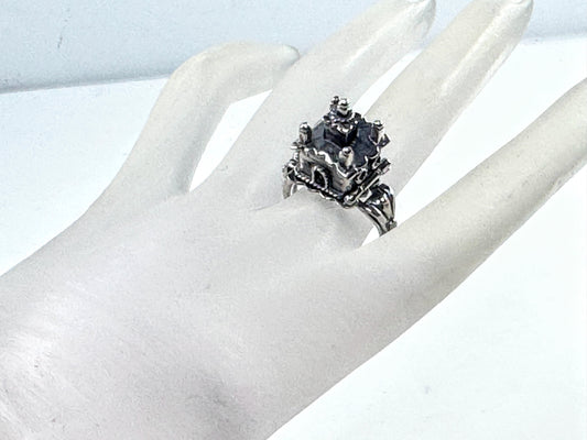 Vintage Sterling Silver Jewish Traditional Wedding Marriage Ring Judaica JR1628