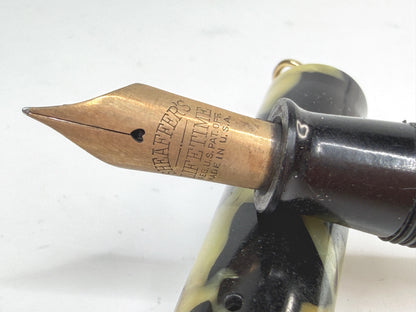 Vintage Sheaffer Lifetime 14K Fountain Pen Lever Fill Celluloid SS289