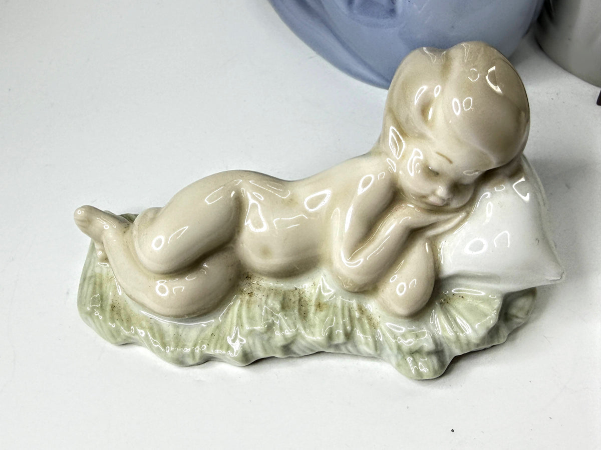 Lladró Holy Family Nativity Mary Joseph Baby Jesus Retired 3pc Set Mint A1291