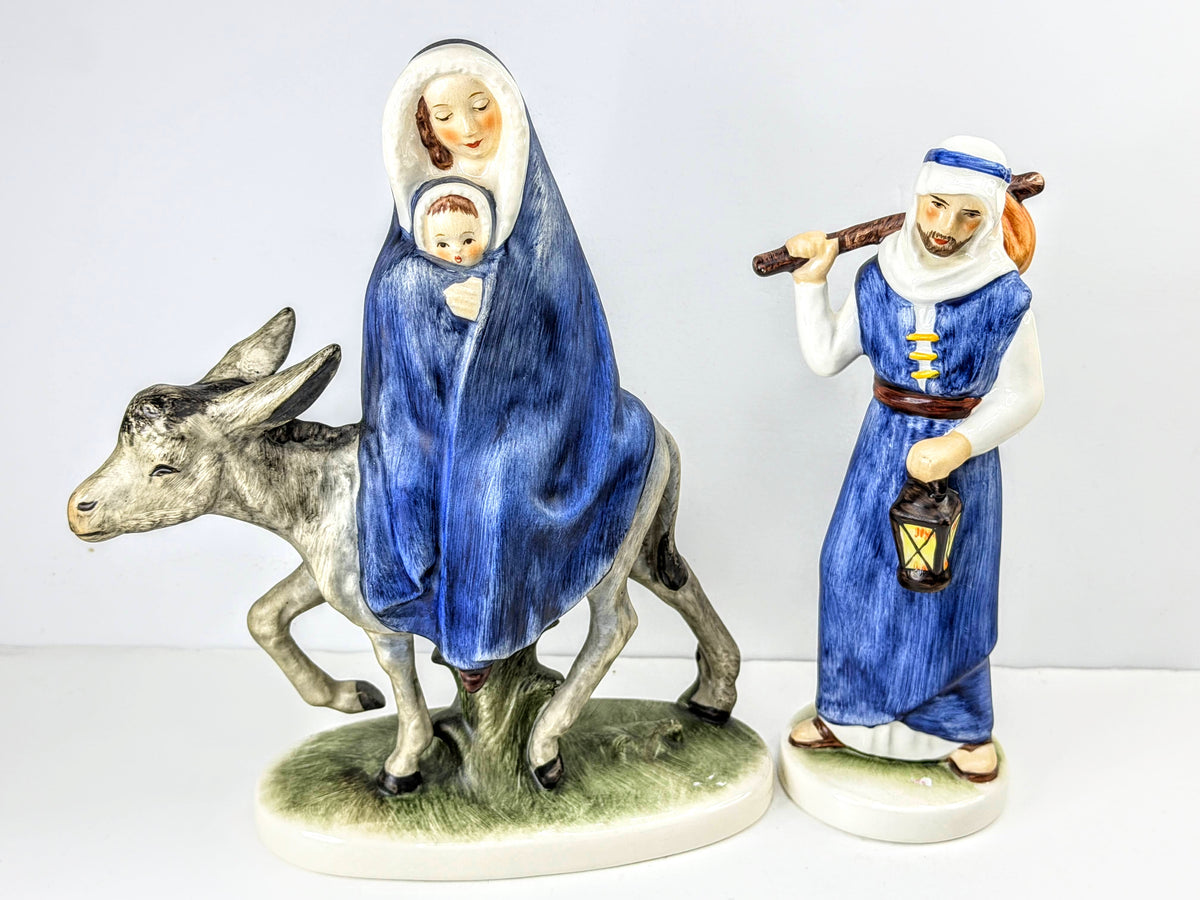 Goebel Flight Into Egypt Janet Robson Retired Porcelain Set 2 TMK5 A12978