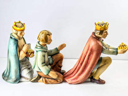 60's Goebel Hummel Nativity The Wise Men & Shepherd TMK4 Set of 3 mint A1292
