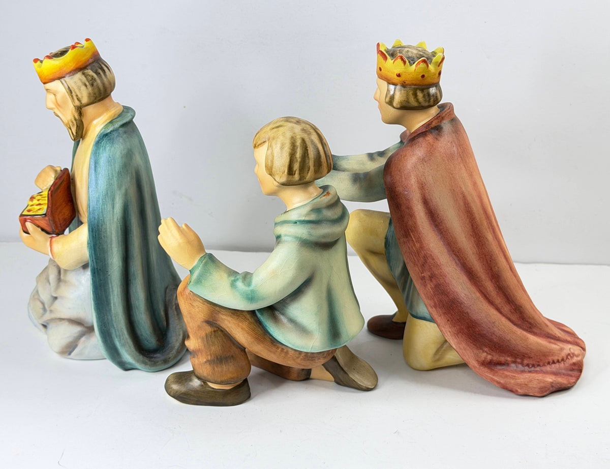 60's Goebel Hummel Nativity The Wise Men & Shepherd TMK4 Set of 3 mint A1292