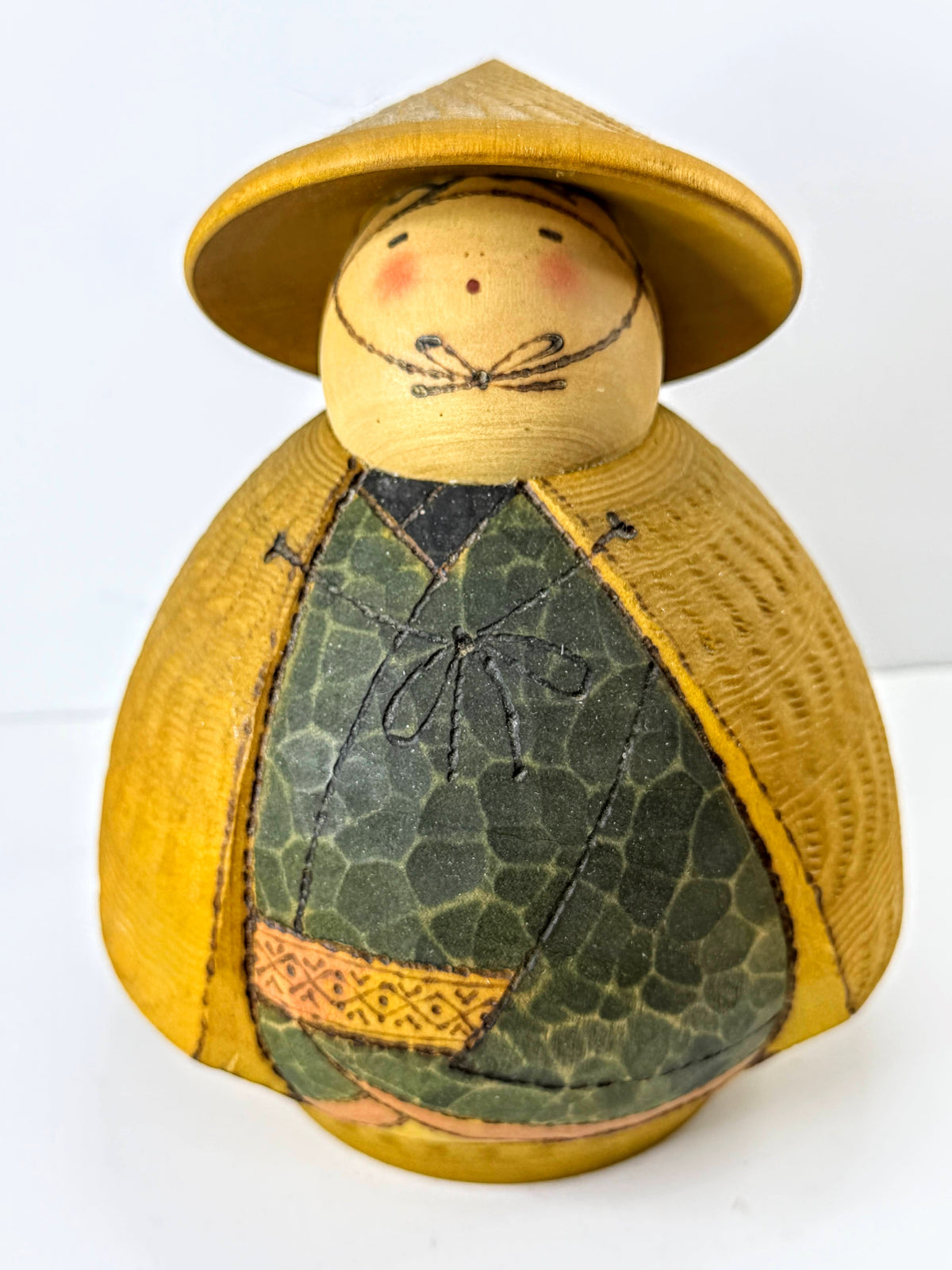 Sansaku Sekiguchi Michizure Fellow Traveler 関口三作 Sosaku Kokeshi Doll A1294