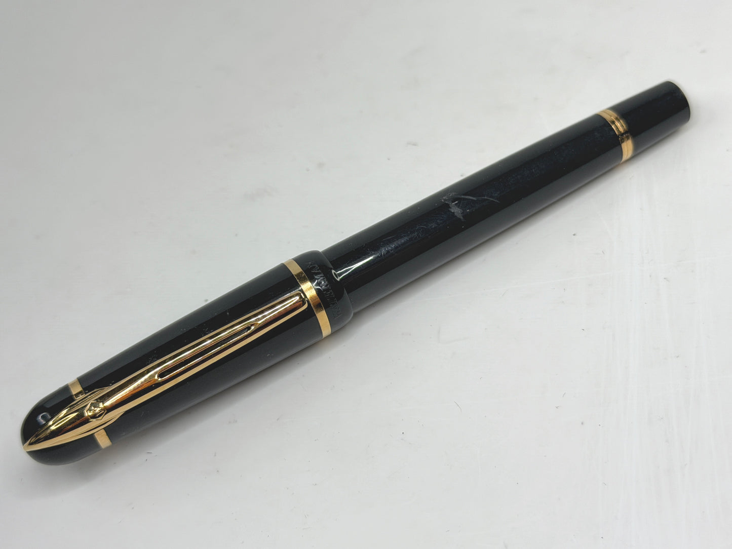 Vintage Waterman Ideal Fountain Pen 14K Medium Nib Black SS298