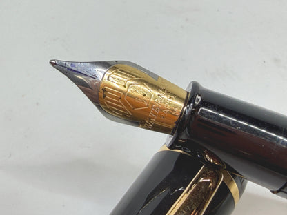 Vintage Waterman Ideal Fountain Pen 14K Medium Nib Black SS298