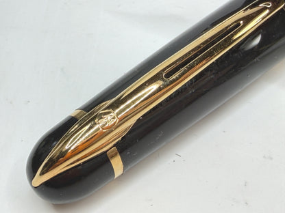 Vintage Waterman Ideal Fountain Pen 14K Medium Nib Black SS298