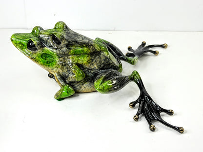 Tim Cotterill Frogman First Love Retired Bronze LE 149/2000 and Glass Base A1299
