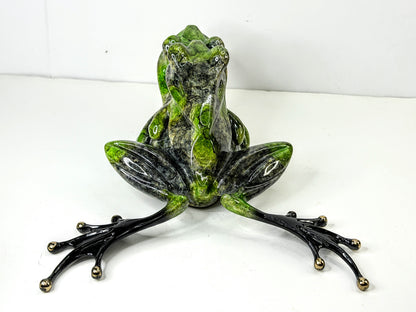 Tim Cotterill Frogman First Love Retired Bronze LE 149/2000 and Glass Base A1299