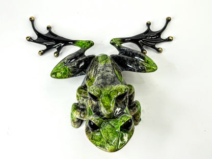 Tim Cotterill Frogman First Love Retired Bronze LE 149/2000 and Glass Base A1299
