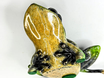 Tim Cotterill Frogman First Love Retired Bronze LE 149/2000 and Glass Base A1299