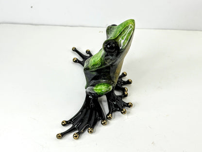 Tim Cotterill Frogman Stargazer Signed LE Bronze Frog 750/2000 2007 A1301