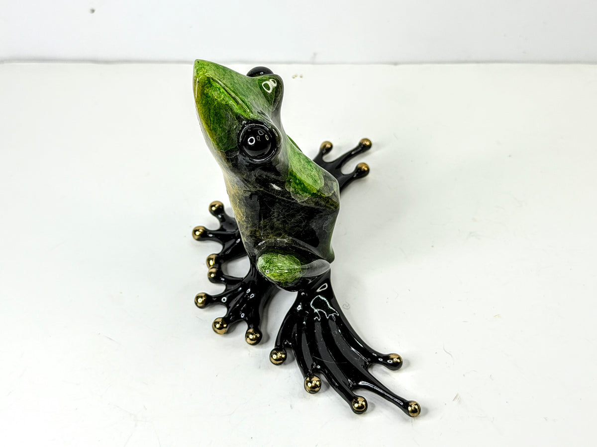 Tim Cotterill Frogman Stargazer Signed LE Bronze Frog 750/2000 2007 A1301